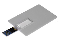 USB 3.0- флешка на 32 Гб в виде визитки, с раскладным чипом