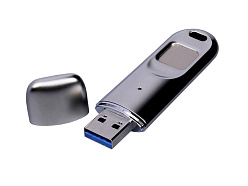 USB 3.0-флешка на 64 Гб со сканером отпечатков пальцев в подарочной упаковке