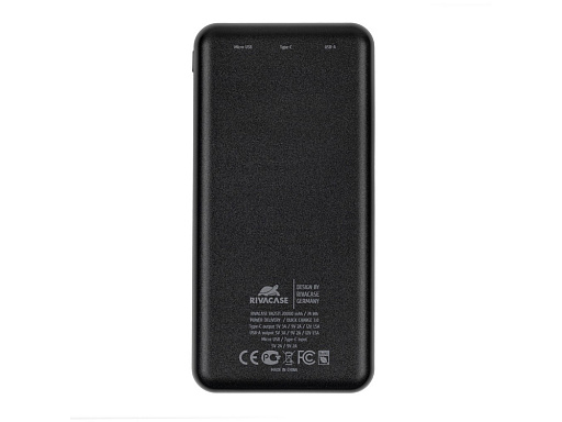 Внешний аккумулятор с быстрой зарядкой VA2571, 20000 mAh