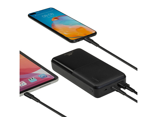 Внешний аккумулятор с быстрой зарядкой VA2571, 20000 mAh