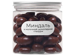 Миндаль в молочной шоколадной глазури «Glazura», 140 гр