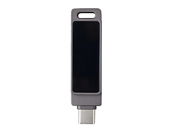 USB3.0/ Type-C флешка 2в1 на 32 ГБ «Спинлайт» с подсветкой