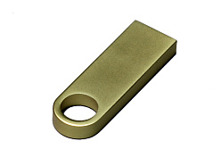 USB 2.0- флешка на 8 Гб с мини чипом, компактный дизайн с круглым отверстием