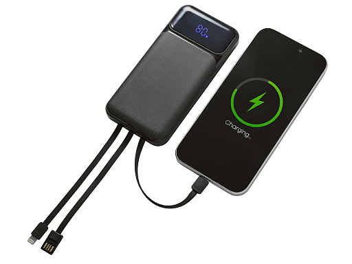 Подарочный набор «Tesla» с блокнотом А5, ручкой и пауэрбенком на 10 000 mAh