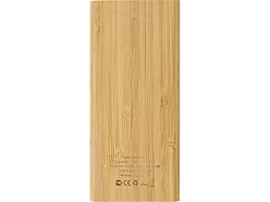 Внешний беспроводной аккумулятор из бамбука «Bamboo Air», 10000 mAh