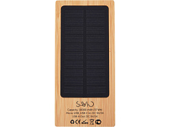 Внешний аккумулятор с подсветкой лого и солнечной панелью «Reedia S1», 10000 mAh