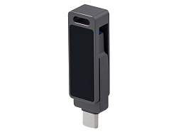 USB3.0/ Type-C флешка 2в1 на 32 ГБ «Спинлайт» с подсветкой