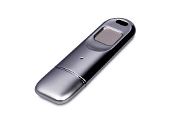USB 3.0-флешка на 64 Гб со сканером отпечатков пальцев в подарочной упаковке