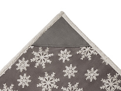 Плед Snowflake новогодний с капюшоном