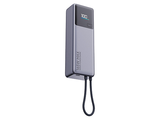 Внешний аккумулятор со встроенным кабелем Xiaomi 165W Power Bank, 10000 мАч