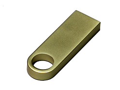 USB 2.0- флешка на 8 Гб с мини чипом, компактный дизайн с круглым отверстием