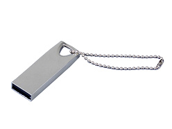 USB 2.0-флешка на 512 Мбайт с мини чипом и отверстием для цепочки