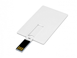 USB 2.0- флешка на 16 Гб в виде пластиковой карты с откидным механизмом