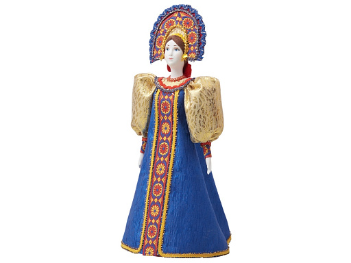 Подарочный набор: кукла фарфоровая, мёд с гецким орехом