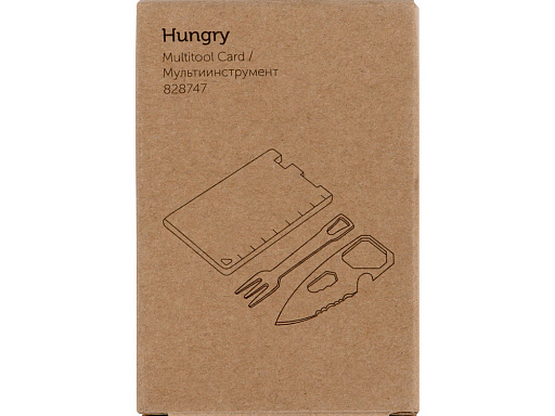 Мультиинструмент с ножом и вилкой «Hungry»