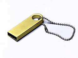 USB 2.0- флешка на 8 Гб с мини чипом, компактный дизайн с круглым отверстием