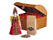 красный